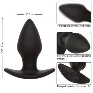 Calexotics-Rock Bottom Perfetto Plug anale 10 Vibrazioni Silicone · Giocattoli anali (immagine 7)