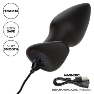 Calexotics-Rock Bottom Perfetto Plug anale 10 Vibrazioni Silicone · Giocattoli anali (immagine 3)