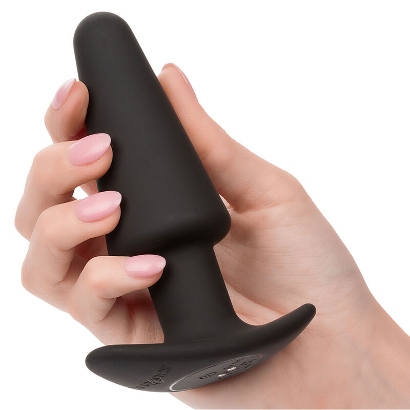 Calexotics-Rock Bottom Plug anale Conic 10 Vibrazioni, Silicone · Giocattoli anali (imaginea 5)