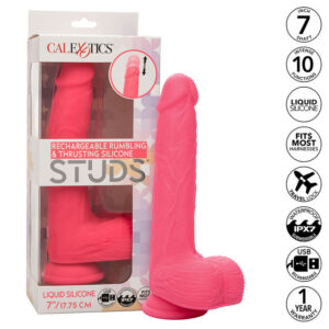 Calexotics-Studs Vibratore Realistico 17.75 cm, 10 Vibrazioni · Vibratori (immagine 10)