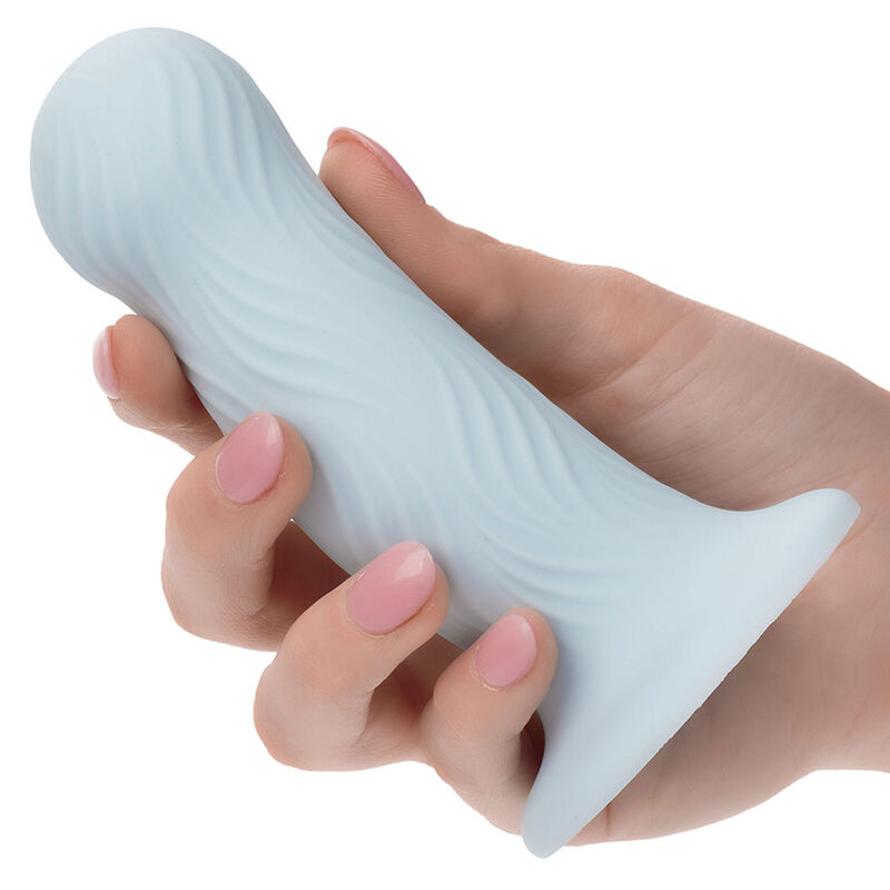 Calexotics-Wave Rider Foam Anale Plug Blue-Silicone, Impermeabile · Giocattoli anali