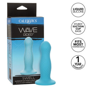 Calexotics-Wave Rider Swell Plug anale Blu-Silicone, impermeabile · Giocattoli anali (immagine 8)