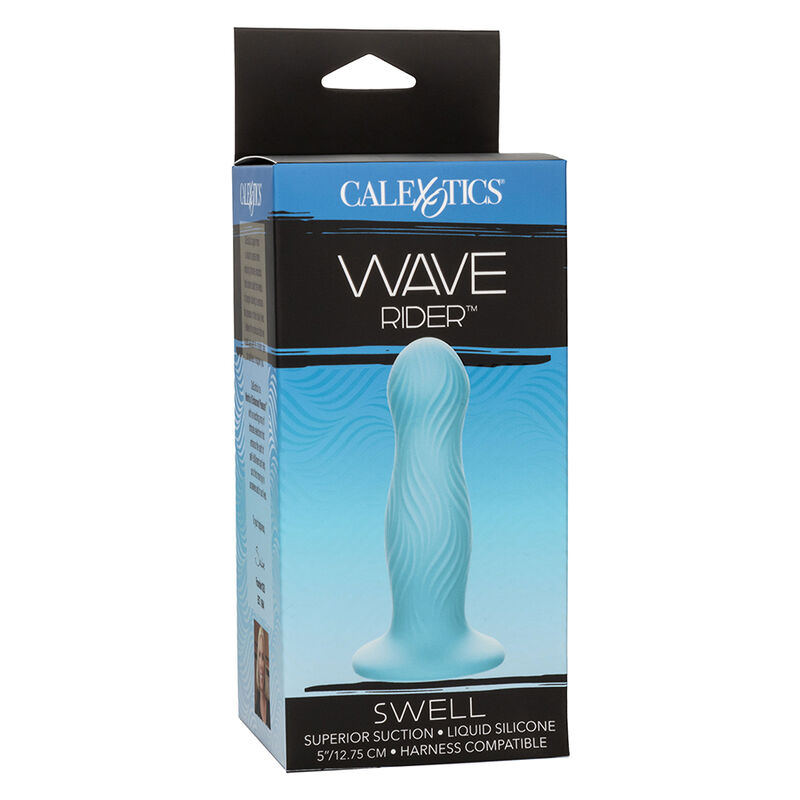 Calexotics-Wave Rider Swell Plug anale Blu-Silicone, impermeabile · Giocattoli anali (immagine 5)