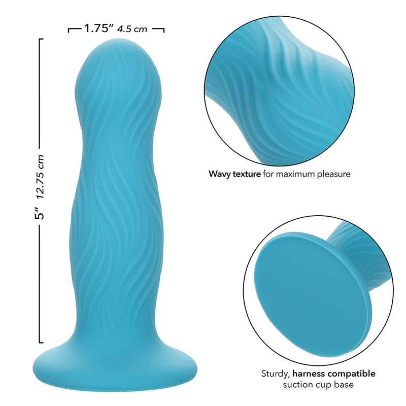 Calexotics-Wave Rider Swell Plug anale Blu-Silicone, impermeabile · Giocattoli anali (immagine 4)