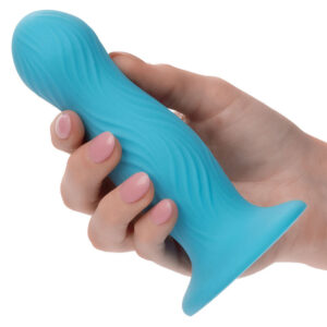 Calexotics-Wave Rider Swell Plug anale Blu-Silicone, impermeabile 45 Calexotics-Wave Rider Swell Plug anale Blu-Silicone, impermeabile