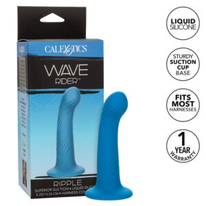 Calexotics-Wave Rider Ripple Plug anale Blu-Silicone, impermeabile · Giocattoli anali (immagine 9)