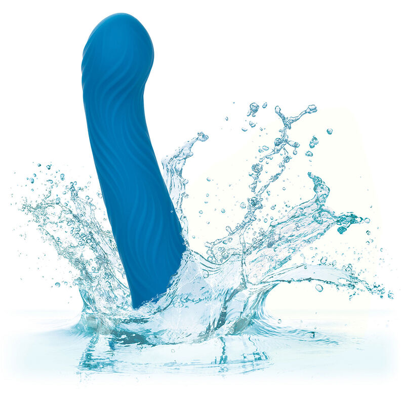 Calexotics-Wave Rider Ripple Plug anale Blu-Silicone, impermeabile · Giocattoli anali (immagine 4)
