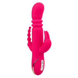 Calexotics-Jack Fantasy Vibratore Coniglio Triplo Riscaldato Rosa-7 · Vibratori (imaginea 9)