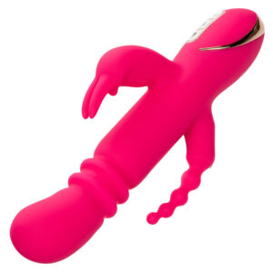 Calexotics-Jack Fantasy Vibratore Coniglio Triplo Riscaldato Rosa-7 · Vibratori (imaginea 7)