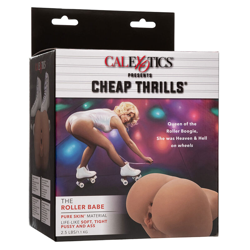 Calexotics-Roller Babe Doppio Masturbatore, Colore Flesh-Ventosa · Masturbatori (immagine 8)