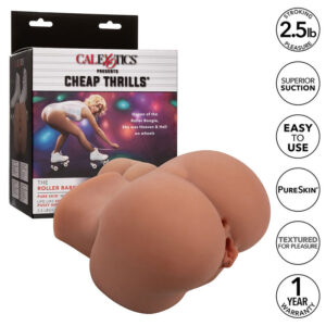Calexotics-Roller Babe Doppio Masturbatore, Colore Flesh-Ventosa · Masturbatori (immagine 9)