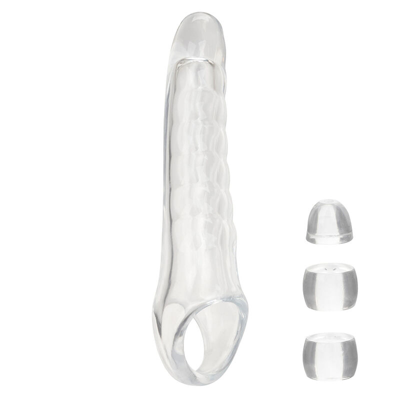 Calexotics-Maxx Extension Pene Regolabile Trasparente · Anelli & Guaine per pene (immagine 8)