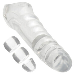 Calexotics-Maxx Extension Pene Regolabile Trasparente · Anelli & Guaine per pene (immagine 5)