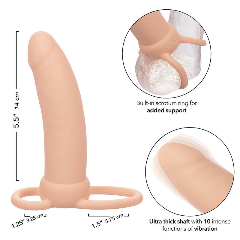 Calexotics-Maxx Thick Dual Penetrator 10 Vibrazioni Nude-Silicone 9 Calexotics-Maxx Thick Dual Penetrator 10 Vibrazioni Nude-Silicone · Anelli & Guaine per pene (imaginea 9)