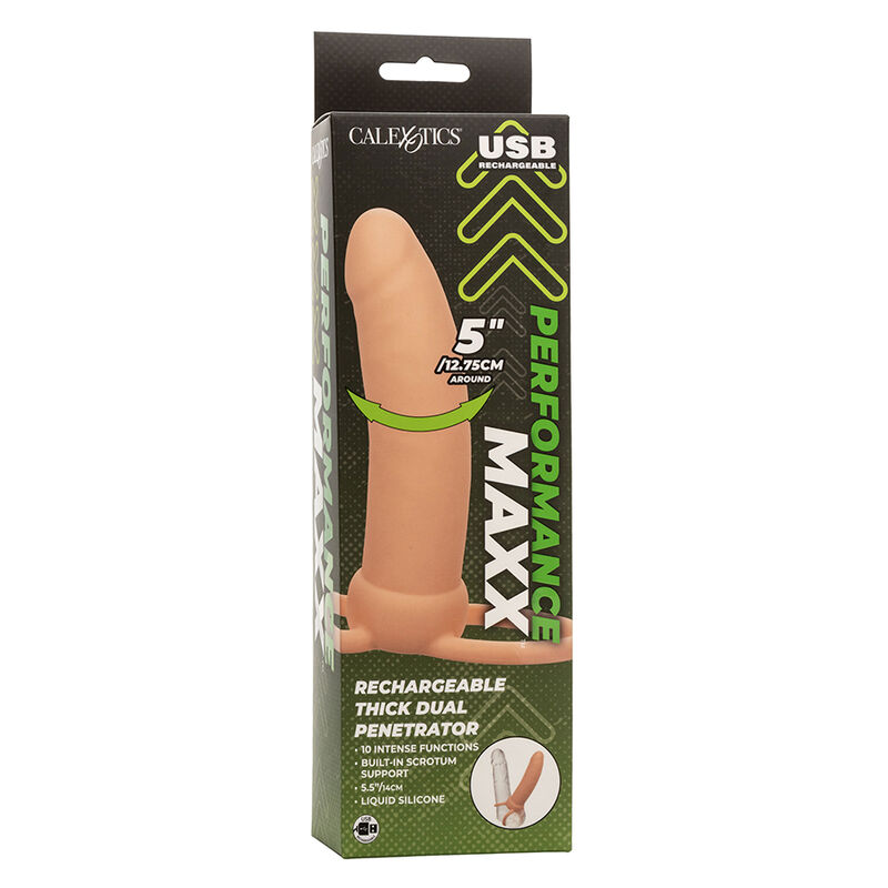 Calexotics-Maxx Thick Dual Penetrator 10 Vibrazioni Nude-Silicone 6 Calexotics-Maxx Thick Dual Penetrator 10 Vibrazioni Nude-Silicone · Anelli & Guaine per pene (imaginea 6)