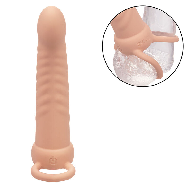 Calexotics-Maxx Ribbed Dual Penetrator 10 Vibrazioni · Strap-on & Imbracature (imaginea 8)