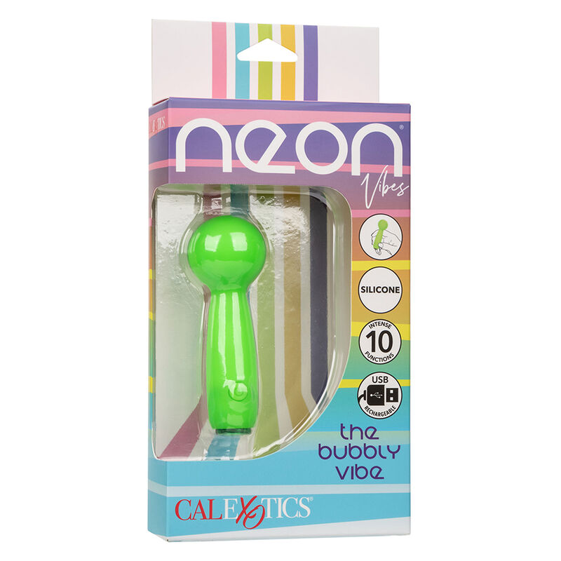 Calexotics-Mini Massaggiatore Neon Vibes Il Bubbly Vibe 10 modalità 4 Calexotics-Mini Massaggiatore Neon Vibes Il Bubbly Vibe 10 modalità · Vibratori (imaginea 4)