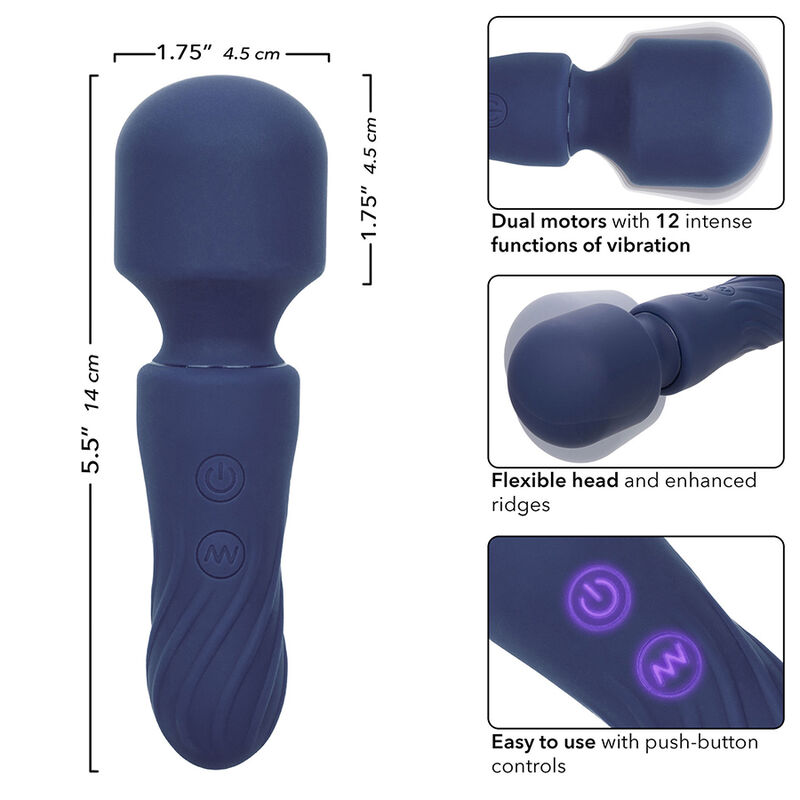 Calexotics-Charisma Charm Massaggiatore 12 Funzioni Viola-Silicone, 12 · Vibratori (imaginea 7)