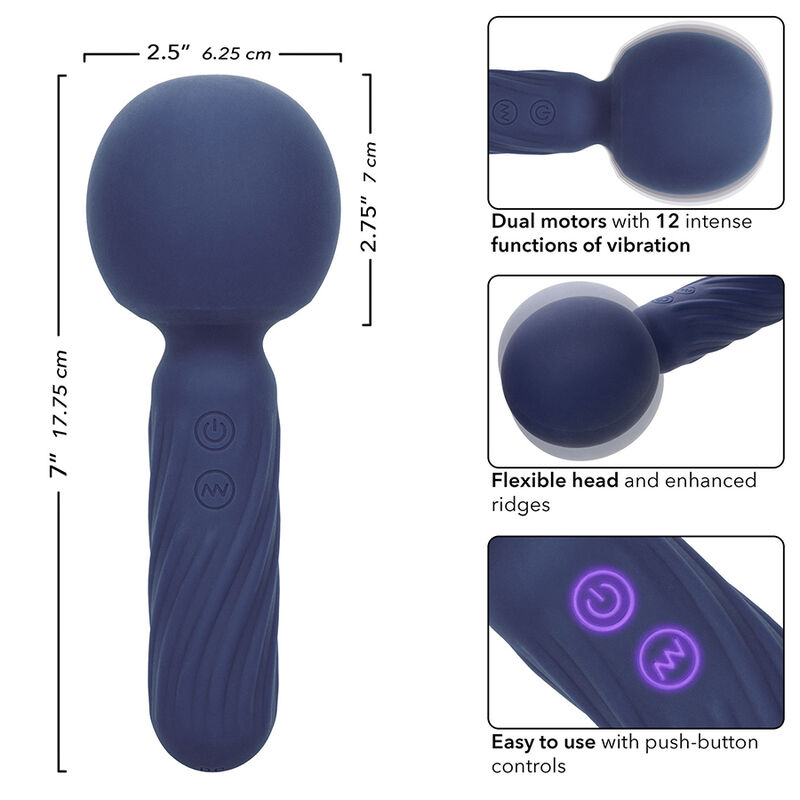 Calexotics-Charisma Seduction Massaggiatore 12 Funzioni 17.75 cm X 6.25 · Vibratori (imaginea 4)