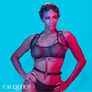 Calexotics-Euphoria Imbracatura Halter Multi-catena Premium-Pelle Ecologica · Bondage & Manette (imaginea 4)