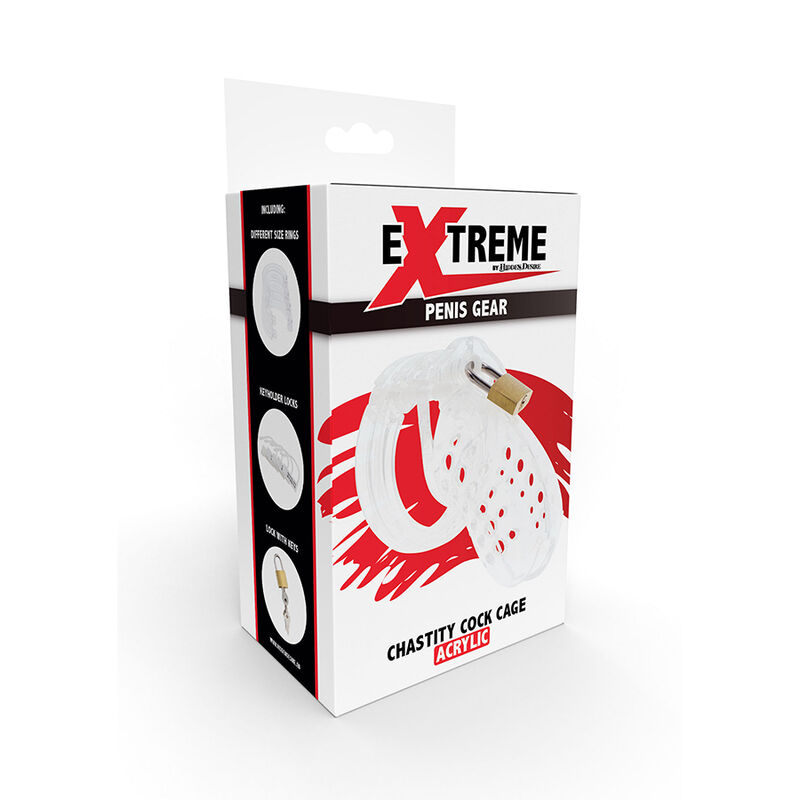 Hidden Desire-Estrema Gabbia di Castità per Pene Acrilico 4 Hidden Desire-Estrema Gabbia di Castità per Pene Acrilico · Accessori BDSM (imaginea 4)