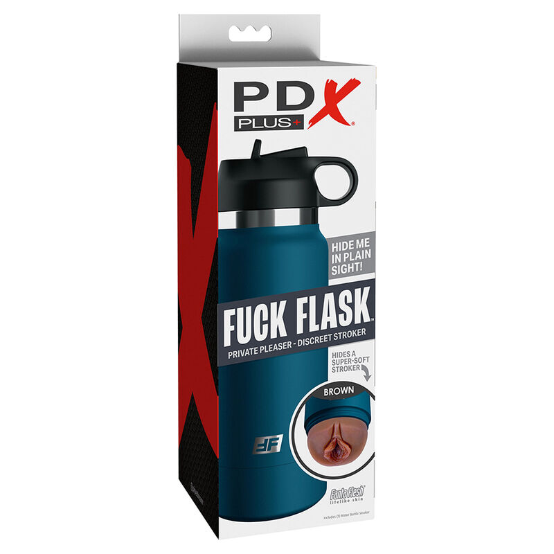 Pdx Plus+-Pdx Plus Fuck Flask Vagina Discreto Stroker Brown Model