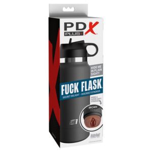 Pdx Plus+-Pdx Plus Fuck Flask Vagin Discret Stroker Brown Model