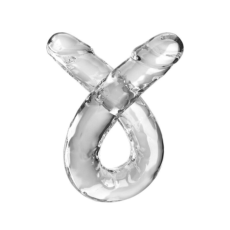 King Cock-Double Trouble Dildo Doppio 46 cm Trasparente-TPE 2 King Cock-Double Trouble Dildo Doppio 46 cm Trasparente-TPE — PIPEDREAMS · Dildo & Stimolatori (imaginea 2)