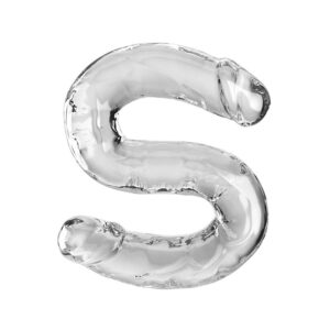 King Cock-Double Trouble Dildo Doppio 46 cm Trasparente-TPE — PIPEDREAMS · Dildo & Stimolatori (imaginea 3)