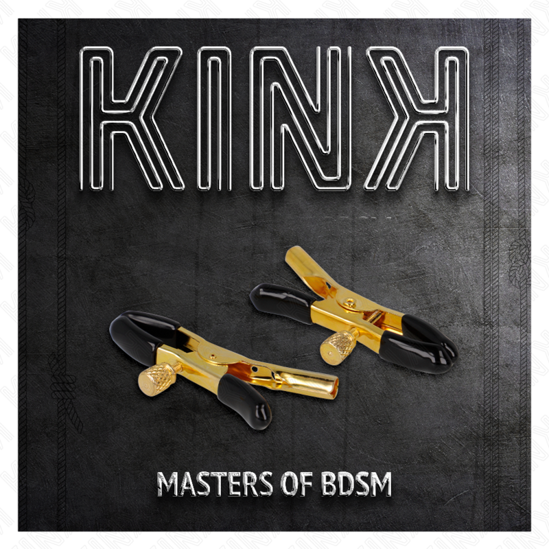 Kink Nipple Grip-Oro Morsetti per capezzoli 6 cm-Metal · Accessori BDSM (imaginea 4)