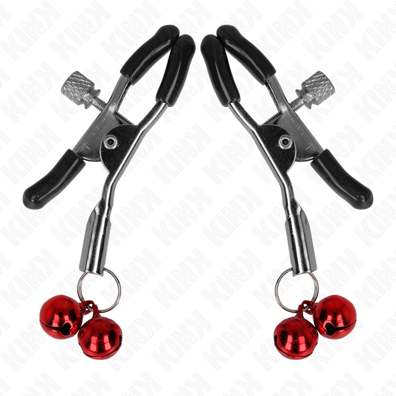 Kink Nipple Grip-Pinza per capezzoli Double Bell Rosso 6 5 Kink Nipple Grip-Pinza per capezzoli Double Bell Rosso 6 · Accessori BDSM (imaginea 5)