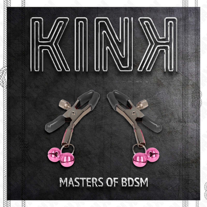 Kink Nipple Grip-Pinza per Doppio Cappelli con Campanelle Rosa, 6 3 Kink Nipple Grip-Pinza per Doppio Cappelli con Campanelle Rosa, 6 · Accessori BDSM (imaginea 3)