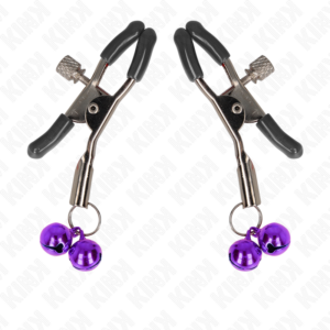 Kink Nipple Grip-Pinza per capezzoli a due campane Viola, 6 cm 10 Kink Nipple Grip-Pinza per capezzoli a due campane Viola, 6 cm · Accessori BDSM (imaginea 5)