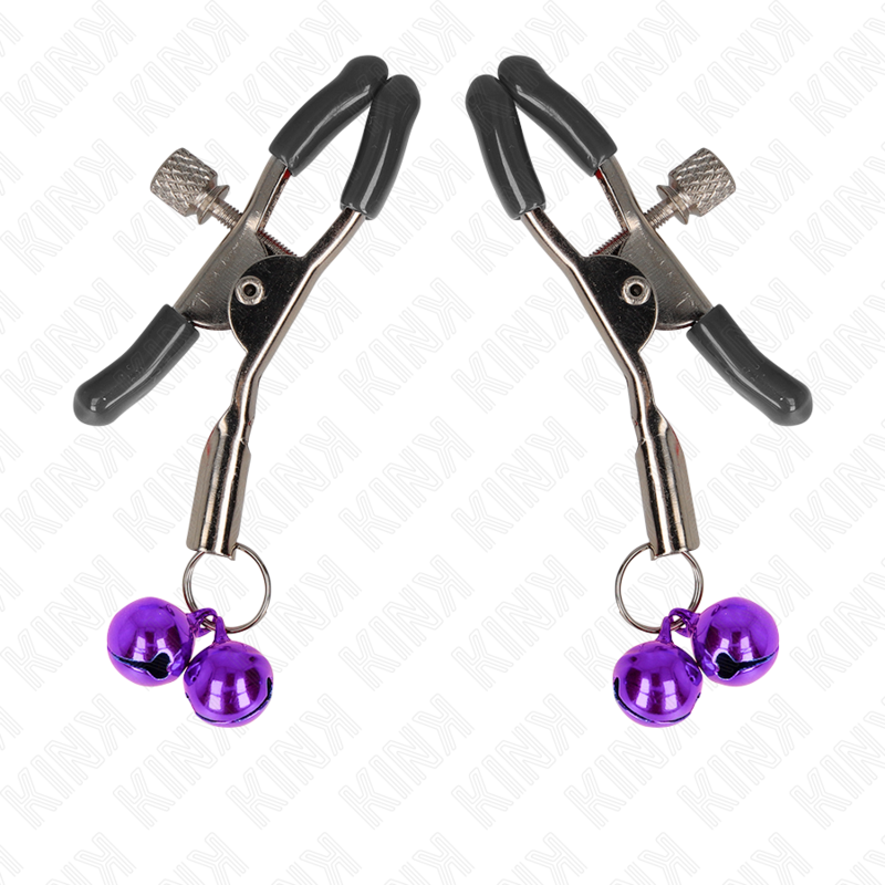 Kink Nipple Grip-Pinza per capezzoli a due campane Viola, 6 cm 5 Kink Nipple Grip-Pinza per capezzoli a due campane Viola, 6 cm · Accessori BDSM (imaginea 5)