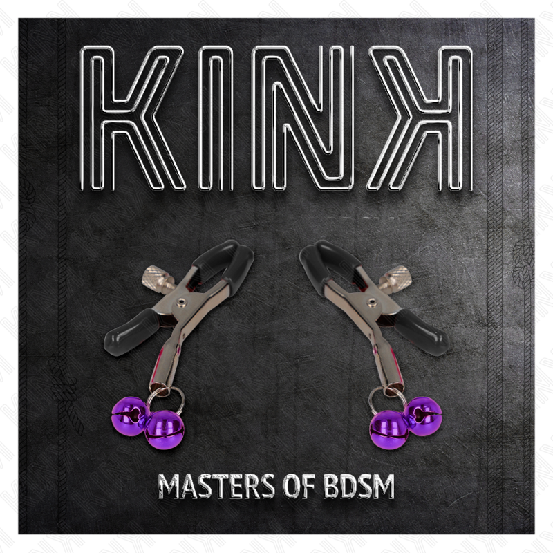 Kink Nipple Grip-Pinza per capezzoli a due campane Viola, 6 cm 3 Kink Nipple Grip-Pinza per capezzoli a due campane Viola, 6 cm · Accessori BDSM (imaginea 3)