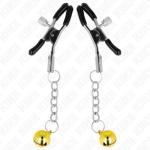 Kink Nipple Grip-Morsetti per capezzoli con ciondolo campana 7 Kink Nipple Grip-Morsetti per capezzoli con ciondolo campana · Accessori BDSM (imaginea 2)