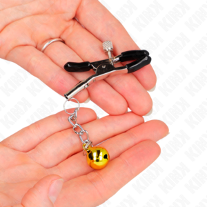 Kink Nipple Grip-Morsetti per capezzoli con ciondolo campana 8 Kink Nipple Grip-Morsetti per capezzoli con ciondolo campana · Accessori BDSM (imaginea 3)