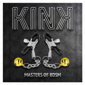 Kink Nipple Grip-Morsetti per capezzoli con ciondolo campana 10 Kink Nipple Grip-Morsetti per capezzoli con ciondolo campana · Accessori BDSM (imaginea 5)