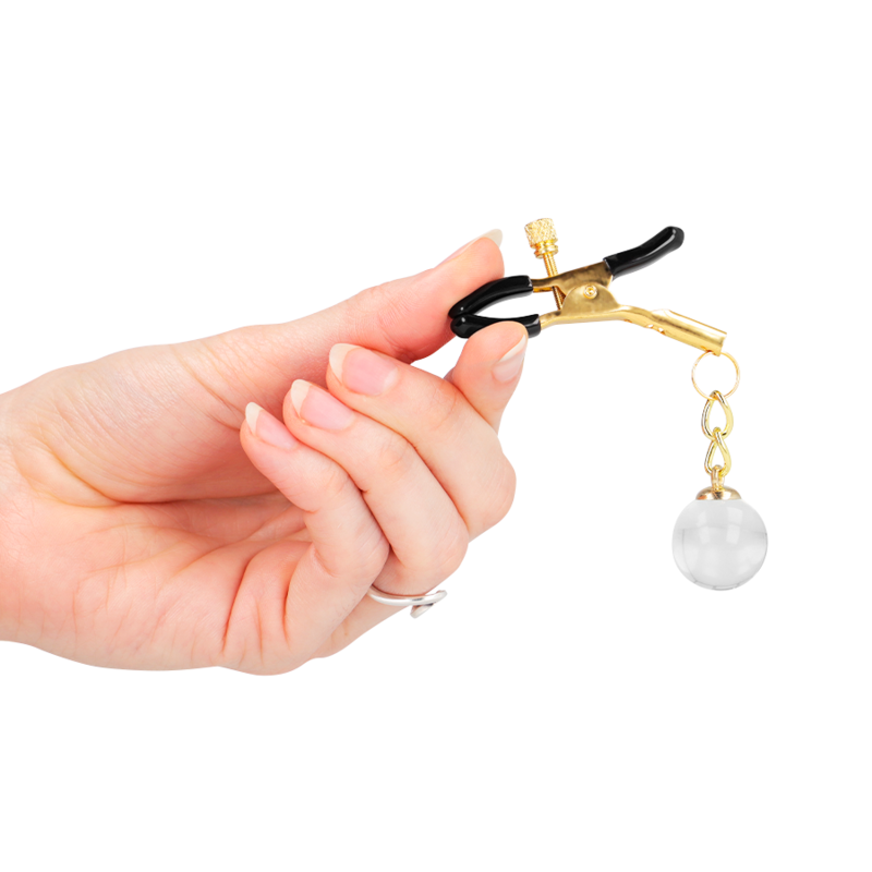 Kink Nipple Grip-Morsetti per capezzoli con perline di vetro 11 Kink Nipple Grip-Morsetti per capezzoli con perline di vetro · Accessori BDSM (imaginea 3)