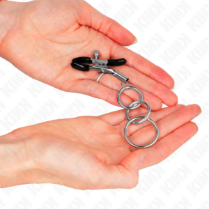 Kink Nipple Grip-3 O-ring Morsetti per capezzoli 6 cm-Metal 8 Kink Nipple Grip-3 O-ring Morsetti per capezzoli 6 cm-Metal · Accessori BDSM (imaginea 3)