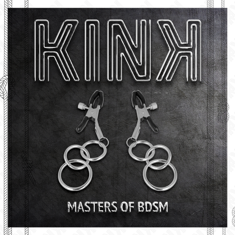 Kink Nipple Grip-3 O-ring Morsetti per capezzoli 6 cm-Metal 4 Kink Nipple Grip-3 O-ring Morsetti per capezzoli 6 cm-Metal · Accessori BDSM (imaginea 4)