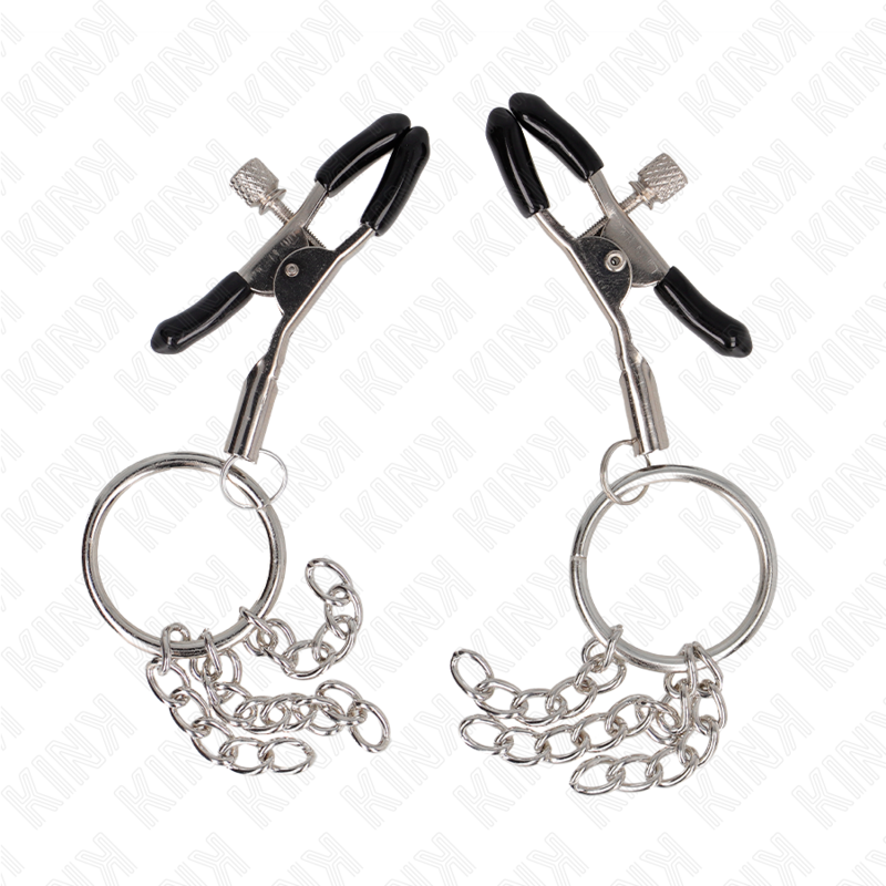 Kink Nipple Grip-O-ring Pinza per capezzoli a catena piccola 5 Kink Nipple Grip-O-ring Pinza per capezzoli a catena piccola · Accessori BDSM (imaginea 5)