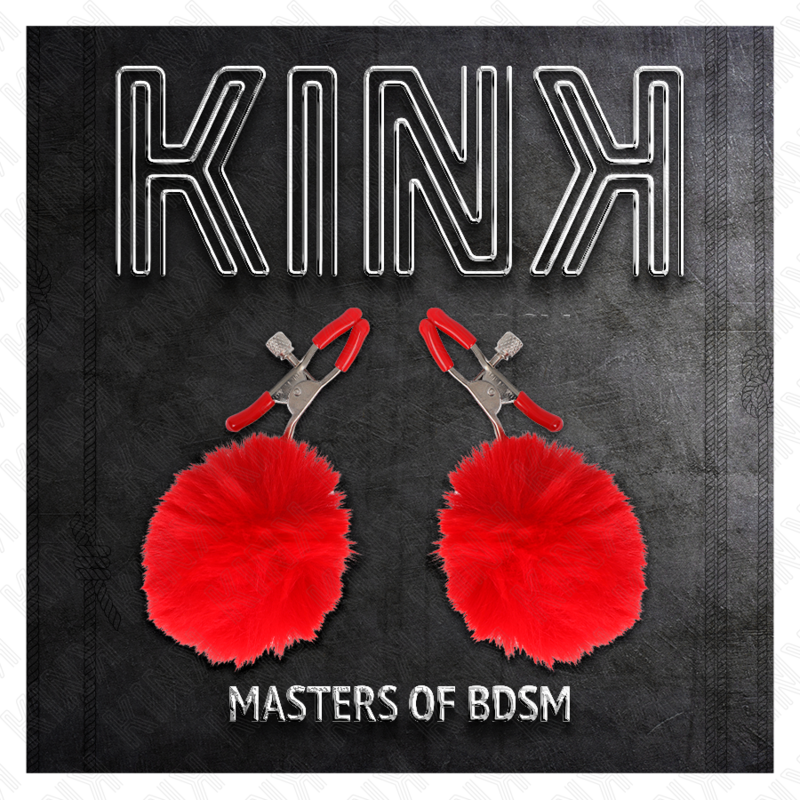 Kink Nipple Grip-Pinzette per tette con pompon di pelliccia 5 Kink Nipple Grip-Pinzette per tette con pompon di pelliccia · Accessori BDSM (imaginea 5)