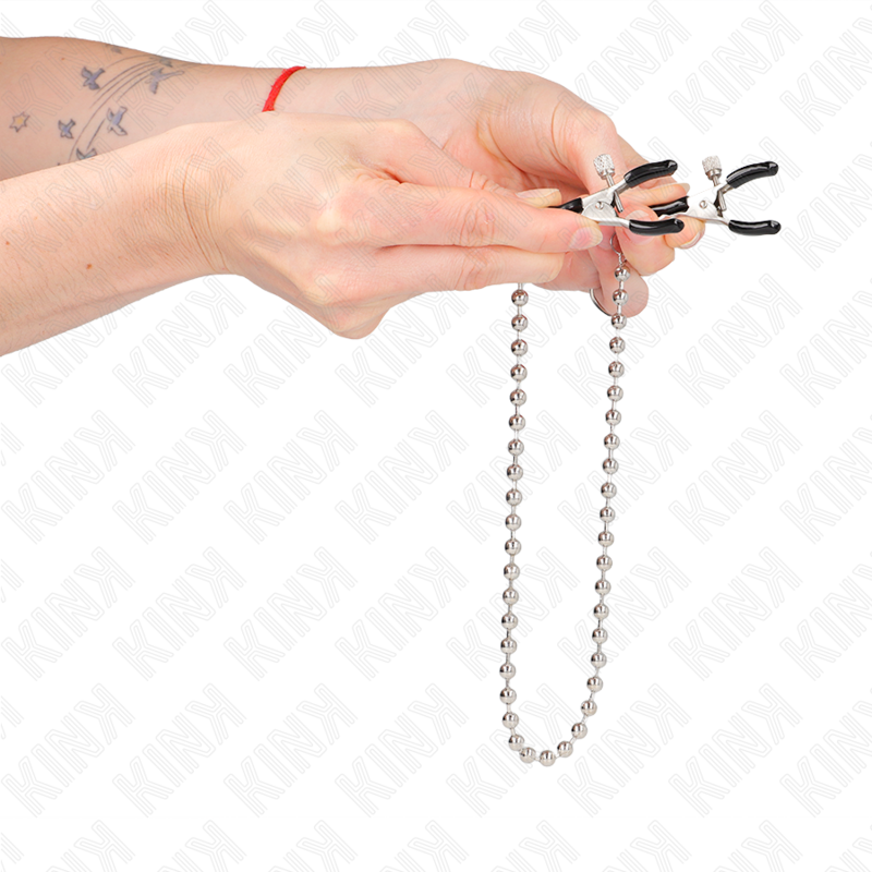 Kink Nipple Grip-Pinze per capezzoli a catena 30 4 Kink Nipple Grip-Pinze per capezzoli a catena 30 · Accessori BDSM (imaginea 4)