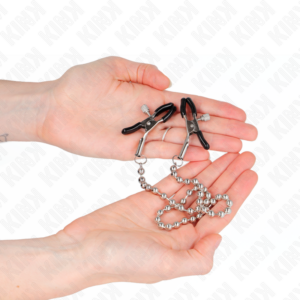 Kink Nipple Grip-Pinze per capezzoli a catena 30 8 Kink Nipple Grip-Pinze per capezzoli a catena 30 · Accessori BDSM (imaginea 3)