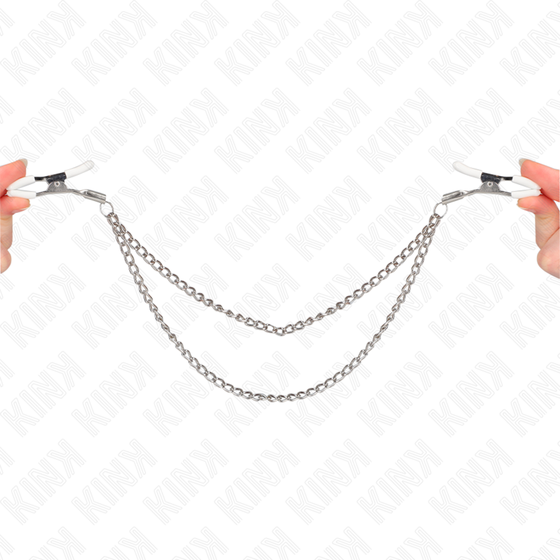 Kink Nipple Grip-Morsetti per capezzoli a 2 catene sottili · Accessori BDSM (imaginea 5)