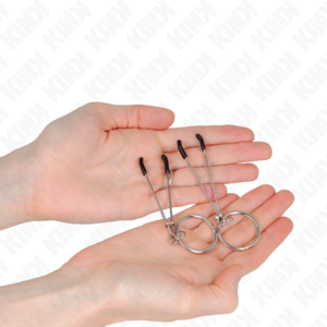 Kink Nipple Grip-Morsetti sottili per capezzoli con O-ring 7 8 Kink Nipple Grip-Morsetti sottili per capezzoli con O-ring 7 · Accessori BDSM (imaginea 3)