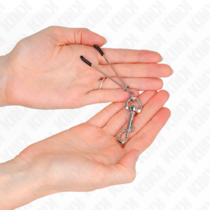 Kink Nipple Grip-Morsetto sottile per capezzoli con gancio 8 Kink Nipple Grip-Morsetto sottile per capezzoli con gancio · Accessori BDSM (imaginea 3)