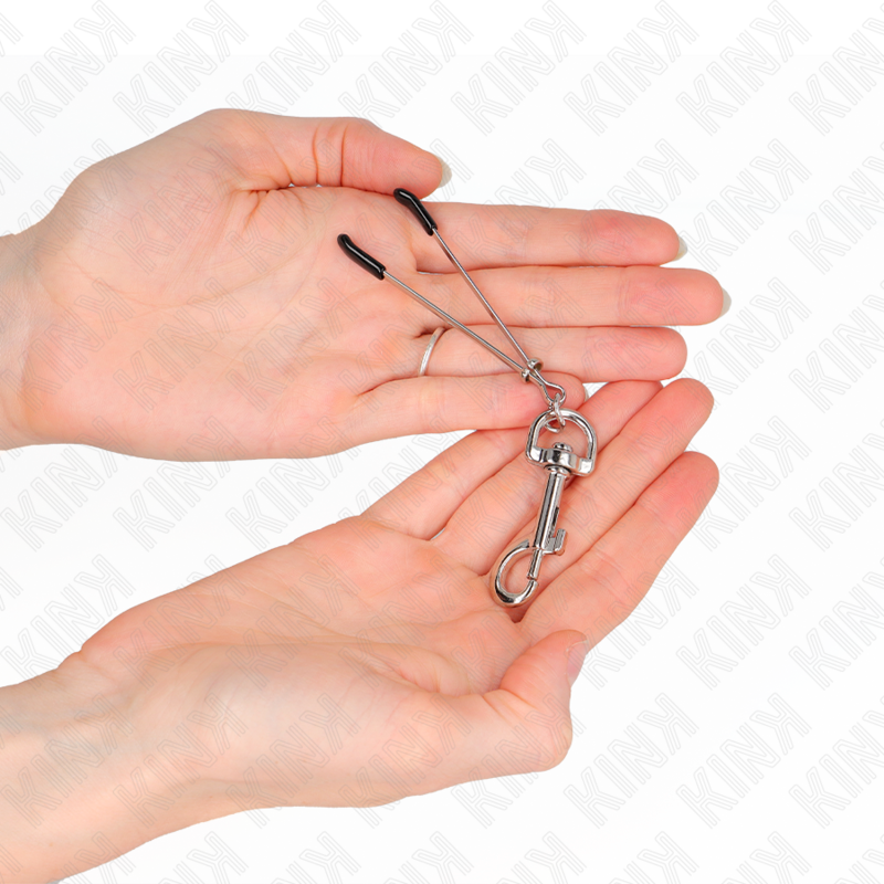 Kink Nipple Grip-Morsetto sottile per capezzoli con gancio 3 Kink Nipple Grip-Morsetto sottile per capezzoli con gancio · Accessori BDSM (imaginea 3)