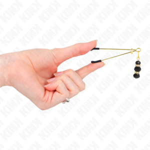 Kink Nipple Grip-Morsetti sottili dorati per capezzoli con 3 8 Kink Nipple Grip-Morsetti sottili dorati per capezzoli con 3 · Accessori BDSM (imaginea 3)